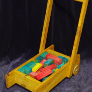 B41: Push Cart with Wooden Blocks