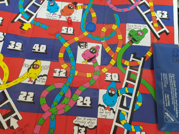 G25: Giant Snakes & Ladders Game